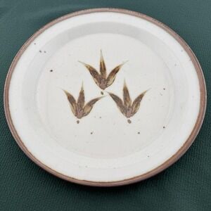 Vtg Dansk Brown Mist Whisper 8.5" Salad Dessert Plate Niels Refsgaard Speckled